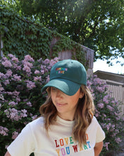 Load image into Gallery viewer, COMMON LOVE Dad Hat (Forest Green)