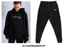 Load image into Gallery viewer, &quot;EVERYONE&quot; HOODIE (Black)
