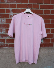 Load image into Gallery viewer, LOVE WHO YOU WANT heavy tee (LIGHT PINK)
