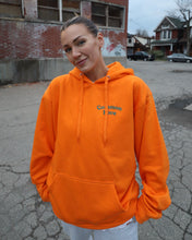 Load image into Gallery viewer, LOVE over hate HOODIE (Orange)
