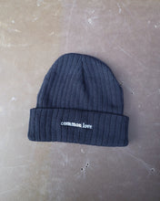 Load image into Gallery viewer, &quot;COMMON LOVE&quot; BEANIE/TOQUE (Charcoal)
