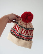 Load image into Gallery viewer, &#39;ALL LOVE&#39; TOQUE/BEANIE (Kevin McCallister Red &amp; Navy)

