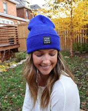 Load image into Gallery viewer, &quot;COMMON LOVE&quot; BEANIE/TOQUE (Royal Blue)
