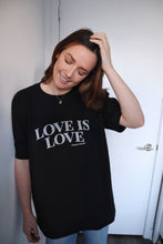 Load image into Gallery viewer, TELL YOUR FRIENDS Oversized Tee (Black)
